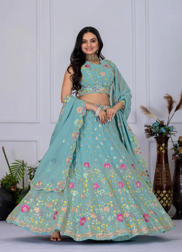 Blue_Lehenga,_Blouse,_Dupatta_Star_Fox_Georgette_Women_Festive_Wedding_Collection_For_Women