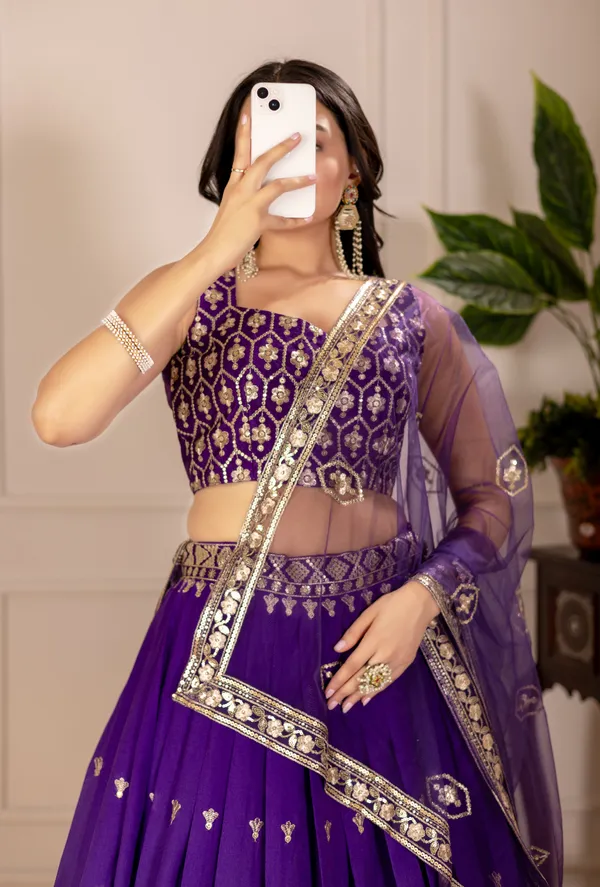 Purple_Heavy_Simmer_Silk_Lehenga_Women_Festive_Wedding_Collection_For_Women
