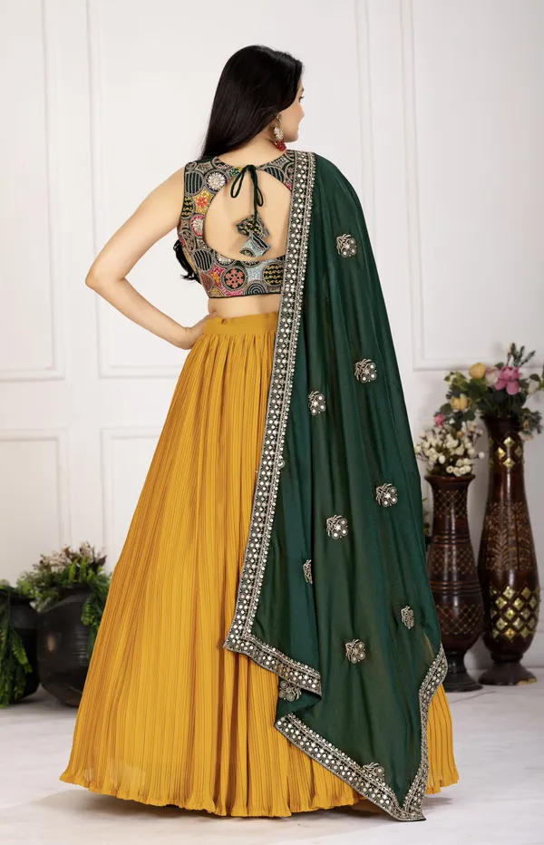 Yellow_Georgette_Lehenga_Women_Festive_Wedding_Collection_For_Women