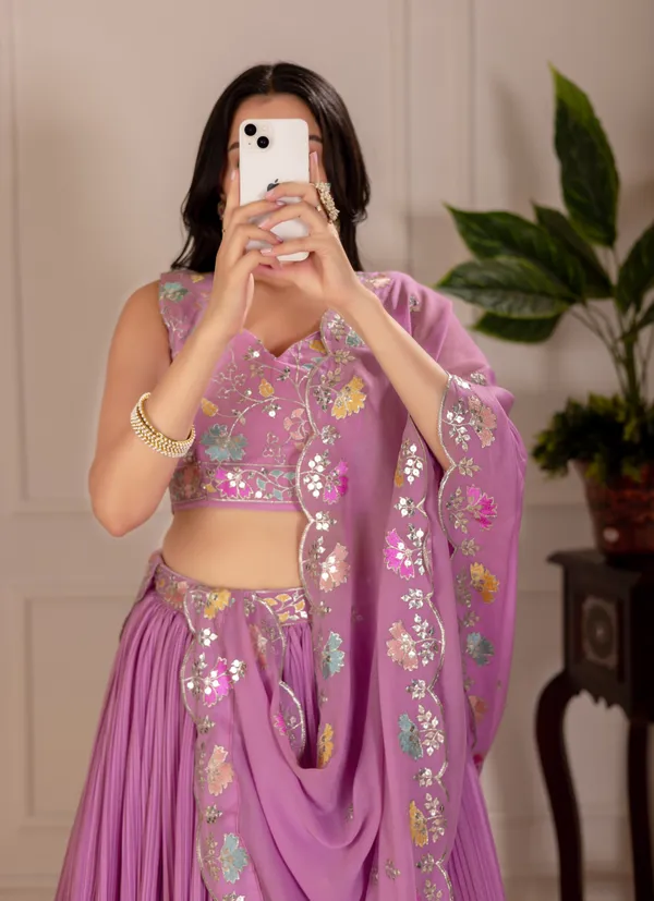 Pink_Georgette_Lehenga_Women_Festive_Wedding_Collection_For_Women