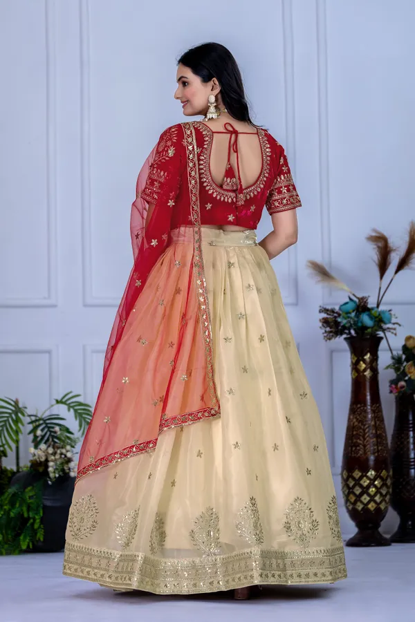 White_Heavy_Jimmy_Choo_Lehenga,_Blouse,_Dupatta_Women_For_Women