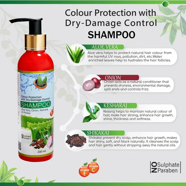 Color_Protection_With_Dry-Damage_Control_Shampoo_(Aloevera,_Onion,_Kesharaj_And_Shikakai)_|_Vitamin_C_&_Vitamin_E_|_No_Sulphate,_Paraben_(200_Ml)
