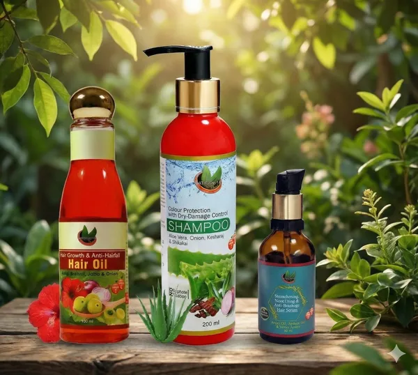 Color_Protect_Shampoo_(200_Ml),_Hair_Serum_(50_Ml)_&_Hair_Oil_(100_Ml)_Combo_Pack_Of_3_(3_Items_In_The_Set)