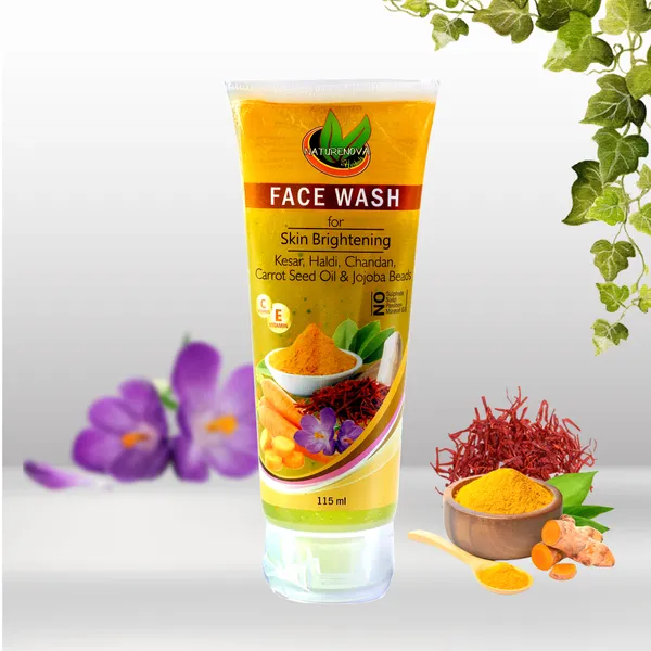 For_Skin_Brightening_Face_Wash_(Kesar,_Haldi,_Chandan_With_Jojoba_Beads)_|_Vitamin_C_&_Vitamin_E_|_No_Sulphate,_Paraben,_Soap,_Mineral_Oil_Face_Wash_(115_Ml)