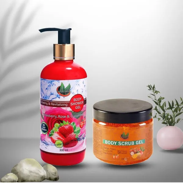 Glowing_&_Revitalizing_Body_Shower_Gel_(300_Ml)_&_Body_Scrub_(200_Ml)_Combo_Pack_Of_2_(2_Items_In_The_Set)