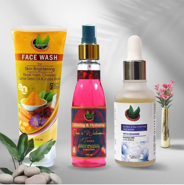 Naturenova_Skin_Brightening_Face_Wash_(115_Ml),_Toner_(100_Ml)_&_Face_Serum_(30_Ml)_Combo_Pack_Of_3_(3_Items_In_The_Set)