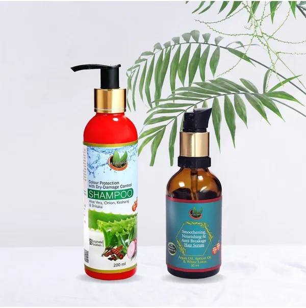 Color_Protect_Shampoo_(200_Ml)_&_Hair_Serum_(50_Ml)_Combo_Pack_Of_2_(2_Items_In_The_Set)
