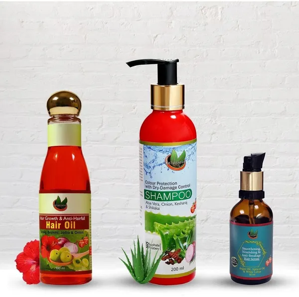 Color_Protect_Shampoo_(200_Ml),_Hair_Serum_(50_Ml)_&_Hair_Oil_(100_Ml)_Combo_Pack_Of_3_(3_Items_In_The_Set)