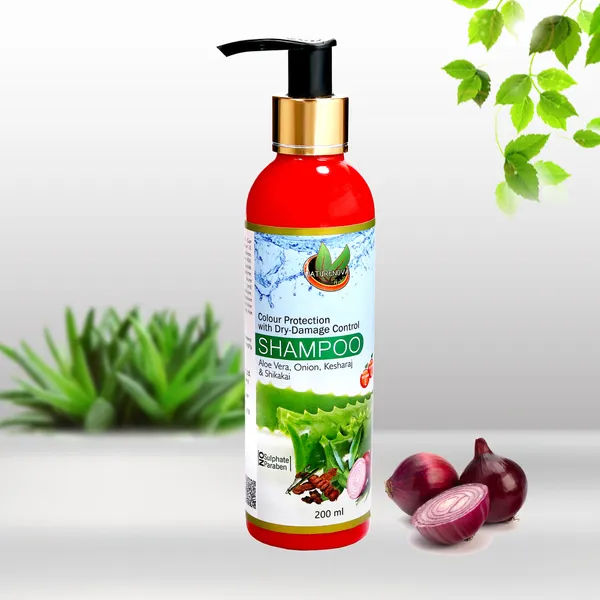 Color_Protection_With_Dry-Damage_Control_Shampoo_(Aloevera,_Onion,_Kesharaj_And_Shikakai)_|_Vitamin_C_&_Vitamin_E_|_No_Sulphate,_Paraben_(200_Ml)