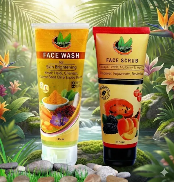 Skin_Brightening_Face_Wash_(115_Ml)_&_Face_Scrub_(115_Ml)_Combo_Pack_Of_2_(2_Items_In_The_Set)