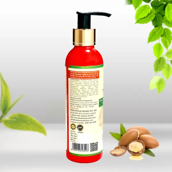 Sunscreen_-_Spf_50_Glow_&_Shine_Deep_Nourishing_Body_Lotion_With_Sun_Guard_(Marula_Oil,_Argan_Oil,_Mulberry_And_Cocoa_Butter)_|_Vitamin_C_&_Vitamin_E_|_No_Paraben_(200_Ml)