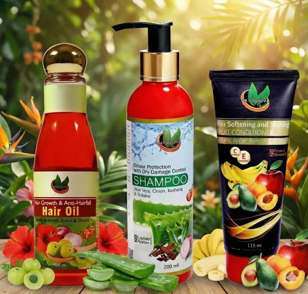 Color_Protect_Shampoo_(200_Ml),_Fruit_Conditioner_(115_Ml)_&_Hair_Oil_(100_Ml)_Combo_Pack_Of_3_(3_Items_In_The_Set)