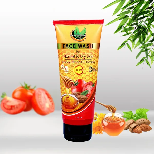 De-Tan_Face_Wash_For_Normal_To_Dry_Skin_(Honey,_Almond_And_Tomato)_|_Vitamin_C_&_Vitamin_E_|_No_Paraben,_Soap,_Mineral_Oil_Face_Wash_(115_Ml)