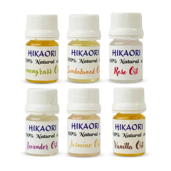 Pure_Set_Of_6_Essential_Oil_For_Candle_Making_(_Rose,_Lavender,_Sandalwood,_Jasmine,_Lemongrass,_Vanilla_)_And_Fill_Your_Home_With_Rose_Aroma_(10Ml_Each_X_6_=_60_Ml)