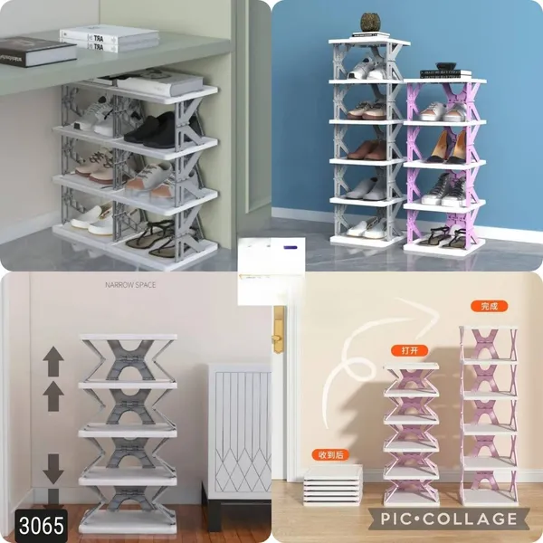 Multicolor_Premium_Quality_Plastic_Layer_Shoe_Rack_X_Design_Foldable_Shoe_Cabinet