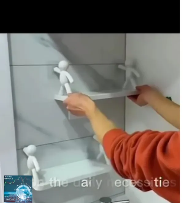 White_Premium_Quality_Plastic_Man_Wall_Stand