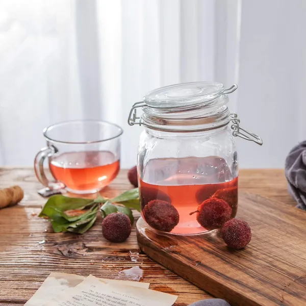 Transparent_Sealed_Glass_Jar_Food_Storage_Container_With_Buckled_Airtight_Lid_Transparent_Glass_Kitchen_Counter_Storage_Jar_1000Ml_For_Cereals_Snacks_Sugar_Coffee_Tea_Dry_Fruits_(Pack_Of_1_Square)