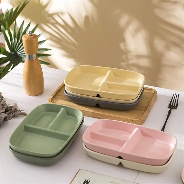 Pink_Unbreakable_&_Reusable_&_Eco_Friendly_Dinner_Dishes_For_Sushi_Side_Dish_Fruit_Appetizer_Cake_Rice_Ice_Cream_Dishwasher_&_Microwave_Safe_(Pack_Of_2)