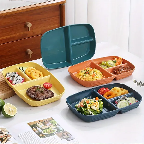 Yellow_Unbreakable_&_Reusable_&_Eco_Friendly_Dinner_Dishes_For_Sushi_Side_Dish_Fruit_Appetizer_Cake_Rice_Ice_Cream_Dishwasher_&_Microwave_Safe_(_Pack_Of_2)