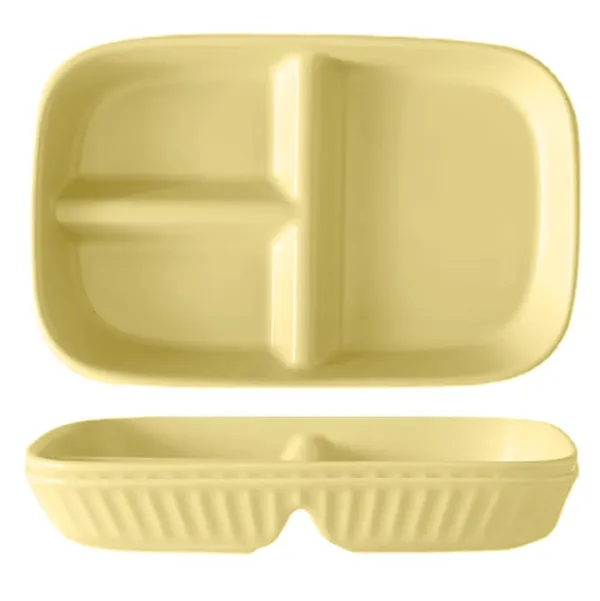 Yellow_Unbreakable_&_Reusable_&_Eco_Friendly_Dinner_Dishes_For_Sushi_Side_Dish_Fruit_Appetizer_Cake_Rice_Ice_Cream_Dishwasher_&_Microwave_Safe_(_Pack_Of_2)