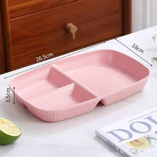 Multicolor_Unbreakable_&_Reusable_&_Eco_Friendly_Dinner_Dishes_For_Sushi_Side_Dish_Fruit_Appetizer_Cake_Rice_Ice_Cream_Dishwasher_&_Microwave_Safe_(Pack_Of_2)