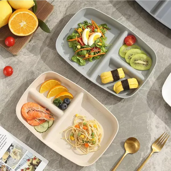 Multicolor_Unbreakable_&_Reusable_&_Eco_Friendly_Dinner_Dishes_For_Sushi_Side_Dish_Fruit_Appetizer_Cake_Rice_Ice_Cream_Dishwasher_&_Microwave_Safe_(Pack_Of_2)