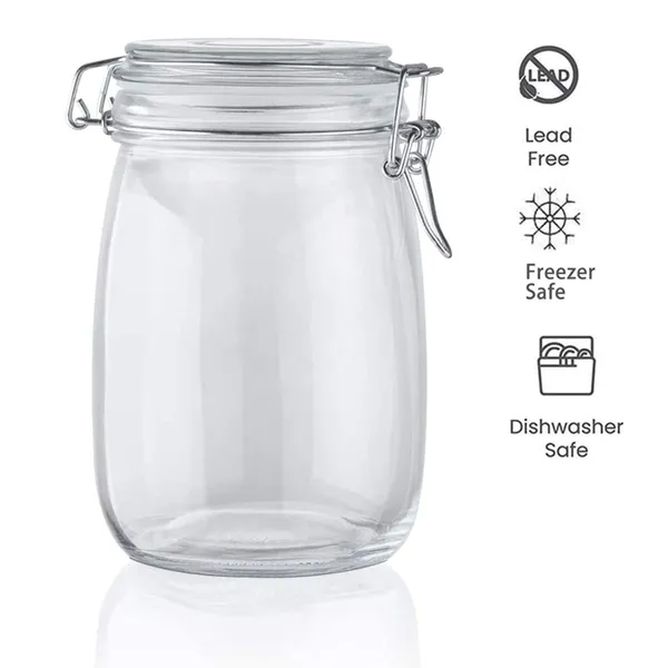 Transparent_Sealed_Glass_Jar_Food_Storage_Container_With_Buckled_Airtight_Lid_Transparent_Glass_Kitchen_Counter_Storage_Jar_1000Ml_For_Cereals_Snacks_Sugar_Coffee_Tea_Dry_Fruits_(3_Circular)