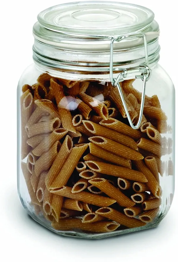 Transparent_Sealed_Glass_Jar_Food_Storage_Container_With_Buckled_Airtight_Lid_Transparent_Glass_Kitchen_Counter_Storage_Jar_1000Ml_For_Cereals_Snacks_Sugar_Coffee_Tea_Dry_Fruits_(Pack_Of_3_Square)