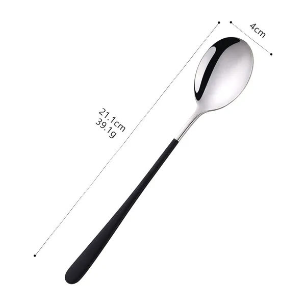 Multicolor_8_Inch_Stainless_Steel_Round_Head_Soup_Spoons_Modern_Thick_Long_Handle_Sus304_Korean_Spoon_Dinner_Metal_Spoons_For_Soup_Grain_Dessert_Milk_Tea_Coffee_(Pack_Of_3)