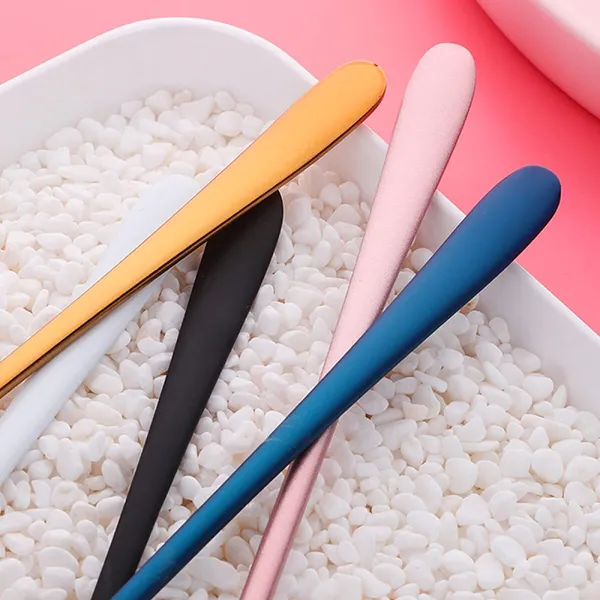 Multicolor_8_Inch_Stainless_Steel_Round_Head_Soup_Spoons_Modern_Thick_Long_Handle_Sus304_Korean_Spoon_Dinner_Metal_Spoons_For_Soup_Grain_Dessert_Milk_Tea_Coffee_(Pack_Of_3)
