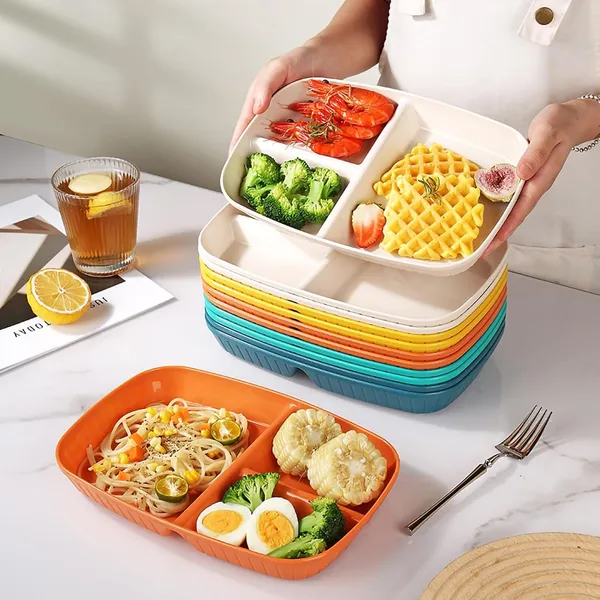 Beige_Unbreakable_&_Reusable_&_Eco_Friendly_Dinner_Dishes_For_Sushi_Side_Dish_Fruit_Appetizer_Cake_Rice_Ice_Cream_Dishwasher_&_Microwave_Safe_(_Pack_Of_4)