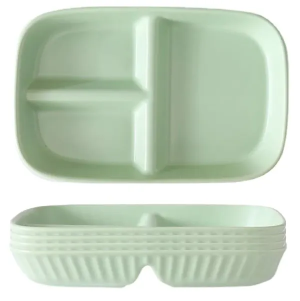 Nordic_Green_Unbreakable_&_Reusable_&_Eco_Friendly_Dinner_Dishes_For_Sushi_Side_Dish_Fruit_Appetizer_Cake_Rice_Ice_Cream_Dishwasher_&_Microwave_Safe_(Pack_Of_4)