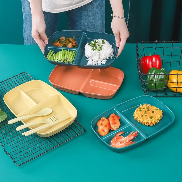 Yellow_Unbreakable_&_Reusable_&_Eco_Friendly_Dinner_Dishes_For_Sushi_Side_Dish_Fruit_Appetizer_Cake_Rice_Ice_Cream_Dishwasher_&_Microwave_Safe_(_Pack_Of_4)