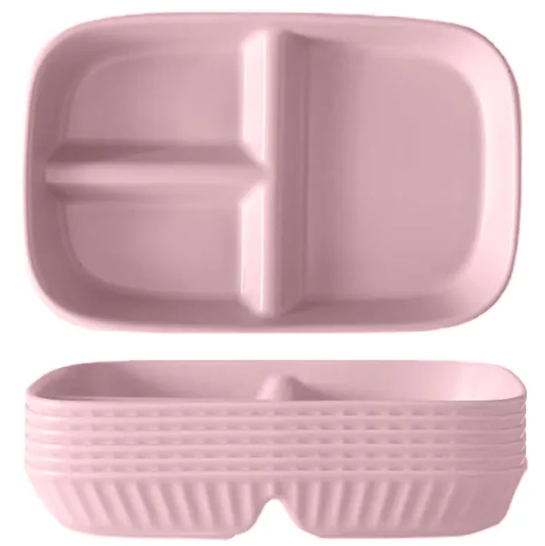 Pink_Unbreakable_&_Reusable_&_Eco_Friendly_Dinner_Dishes_For_Sushi_Side_Dish_Fruit_Appetizer_Cake_Rice_Ice_Cream_Dishwasher_&_Microwave_Safe_(Pack_Of_6)
