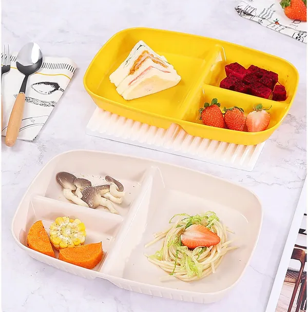 Yellow_Unbreakable_&_Reusable_&_Eco_Friendly_Dinner_Dishes_For_Sushi_Side_Dish_Fruit_Appetizer_Cake_Rice_Ice_Cream_Dishwasher_&_Microwave_Safe_(Pack_Of_6)