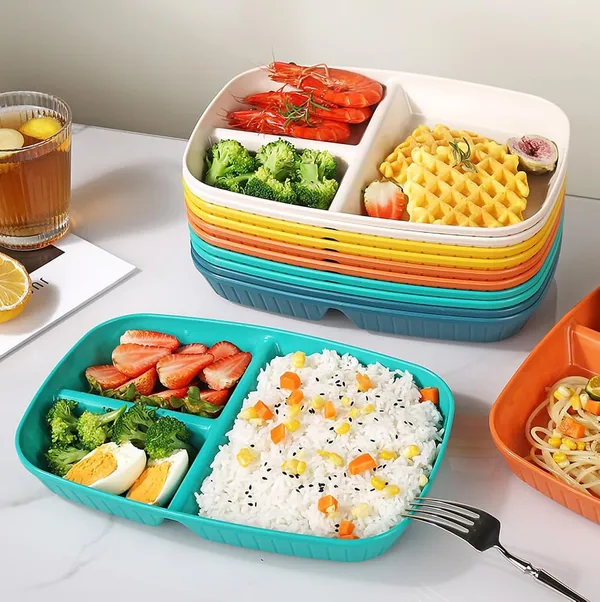 Multicolor_Unbreakable_&_Reusable_&_Eco_Friendly_Dinner_Dishes_For_Sushi_Side_Dish_Fruit_Appetizer_Cake_Rice_Ice_Cream_Dishwasher_&_Microwave_Safe_(Pack_Of_6)