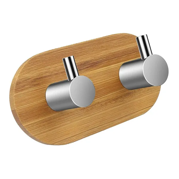 Wooden_Self_Adhesive_Wall_Hooks_For_Bathroom_Kitchen_Home_With_Bamboo_Wooden_Base_&_Heavy_Duty_Stainless_Steel_Double_Hook_Waterproof_Towel_Hanger_For_Door_Bedroom_Cabinet_Keys_Bags_Clothes_(1)