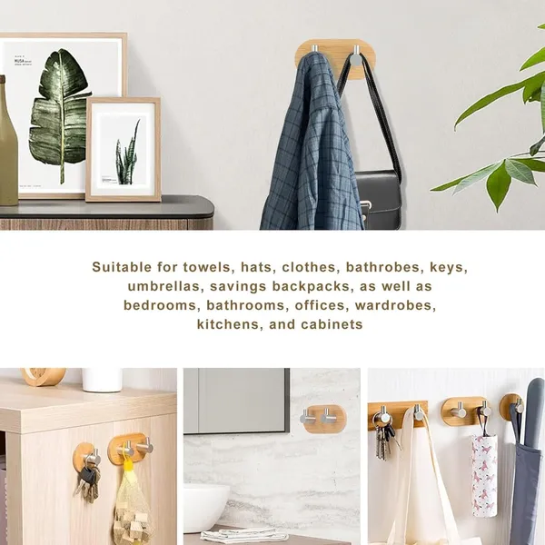 Wooden_Self_Adhesive_Wall_Hooks_For_Bathroom_Kitchen_Home_With_Bamboo_Wooden_Base_&_Heavy_Duty_Stainless_Steel_Double_Hook_Waterproof_Towel_Hanger_For_Door_Bedroom_Cabinet_Keys_Bags_Clothes_(1)