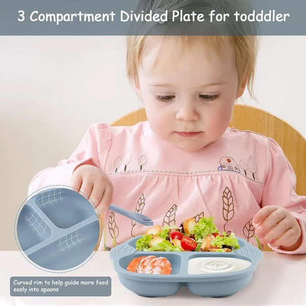 Blue_Unbreakable_Silicone_Dish_For_Baby_Feeding_Divided_Plates_With_3_Strong_Suction_Cups_Dishwasher_&_Microwave_Oven_Safe_Bpa_Free_Non-Slip_Base_Babies