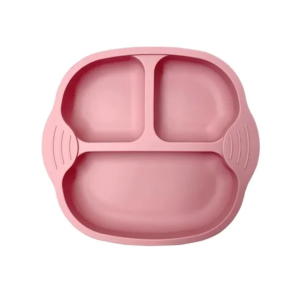 Pink_Unbreakable_Silicone_Dish_For_Baby_Feeding_Divided_Plates_With_3_Strong_Suction_Cups_Dishwasher_&_Microwave_Oven_Safe_Bpa_Free_Non-Slip_Base_Babies