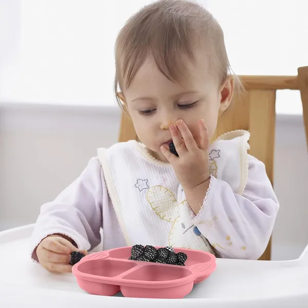 Pink_Unbreakable_Silicone_Dish_For_Baby_Feeding_Divided_Plates_With_3_Strong_Suction_Cups_Dishwasher_&_Microwave_Oven_Safe_Bpa_Free_Non-Slip_Base_Babies