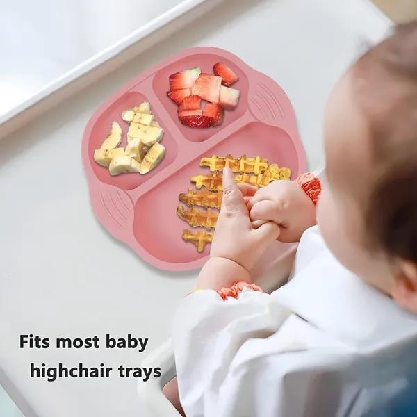 Pink_Unbreakable_Silicone_Dish_For_Baby_Feeding_Divided_Plates_With_3_Strong_Suction_Cups_Dishwasher_&_Microwave_Oven_Safe_Bpa_Free_Non-Slip_Base_Babies