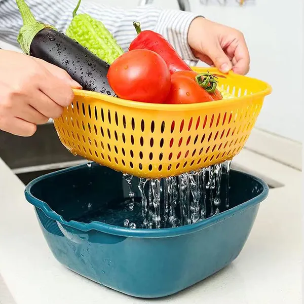Green_Plastic_Pieces_Drain_Colander_Set_Vegetable_Washing_Baskets_And_Food_Strainer_Basin_Washing_Draining_Fruit_Bowls_For_Cleaning_Colander_Strainer_Portable_Set_(10X28X26_Cm)_(Set_Of_6)