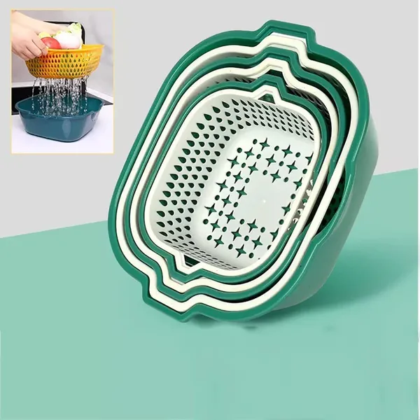 Green_Plastic_Pieces_Drain_Colander_Set_Vegetable_Washing_Baskets_And_Food_Strainer_Basin_Washing_Draining_Fruit_Bowls_For_Cleaning_Colander_Strainer_Portable_Set_(10X28X26_Cm)_(Set_Of_6)