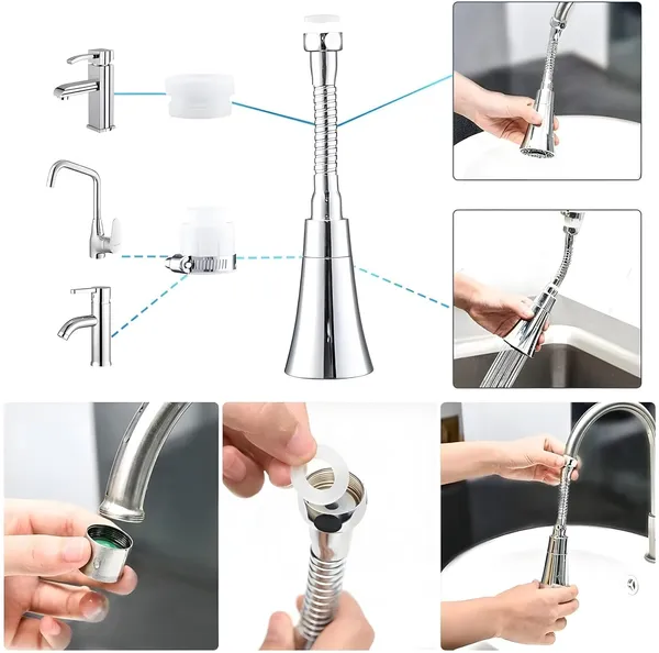 Silver_Kitchen_Water_Faucet_Aerator_3_Modes_Universal_Adjustable_Splash_Bubbler_Water_Saving_Filter_Shower_Head_Nozzle_Tap_Connector_(Faucet_E_Long)_(_Faucet_E_12_Cm)