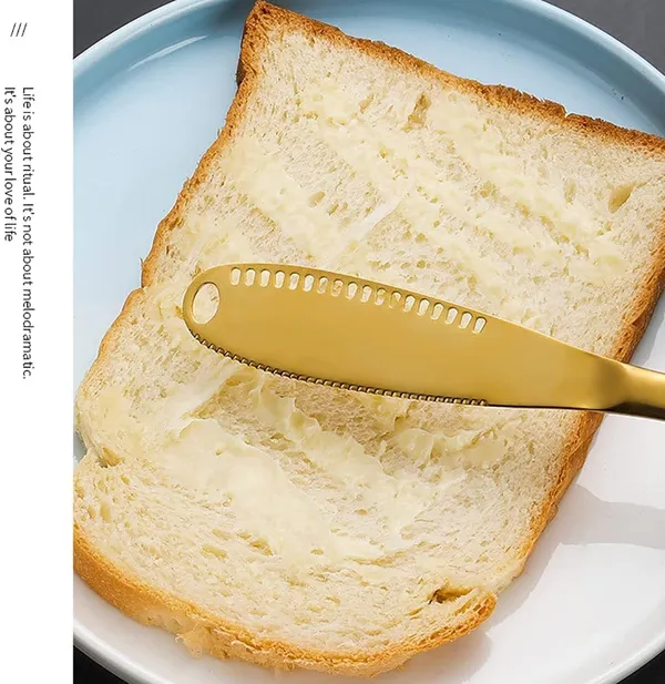 Black_Butter_Knife_Stainless_Steel_Butter_Spreader_Knife_Multifunctional_For_Cold_Butter_Spreader_With_Serrated_Edge_Butter_Knife_With_Hole_(Pack_Of_1)