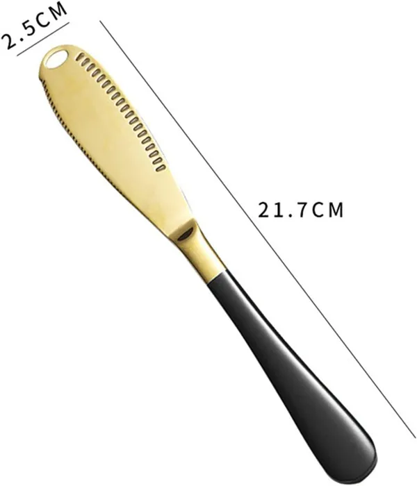 Black_Butter_Knife_Stainless_Steel_Butter_Spreader_Knife_Multifunctional_For_Cold_Butter_Spreader_With_Serrated_Edge_Butter_Knife_With_Hole_(_Pack_Of_2)