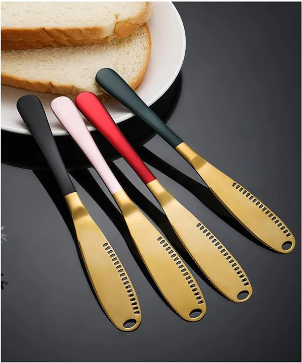 Green_Butter_Knife_Stainless_Steel_Butter_Spreader_Knife_Multifunctional_For_Cold_Butter_Spreader_With_Serrated_Edge_Butter_Knife_With_Hole_(_Pack_Of_1)