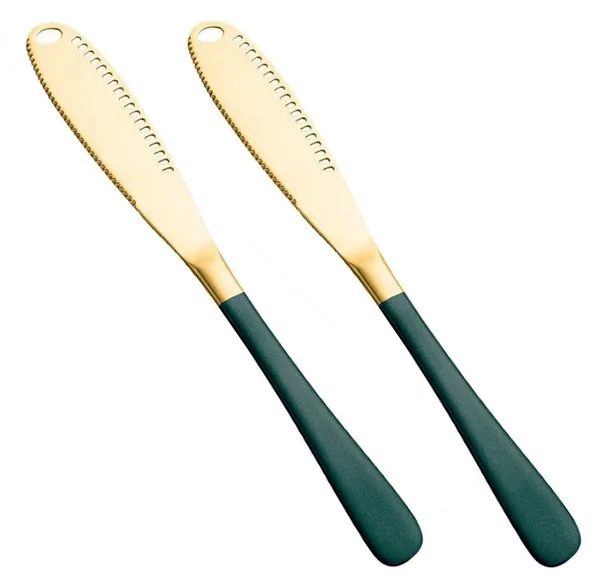 Green_Butter_Knife_Stainless_Steel_Butter_Spreader_Knife_Multifunctional_For_Cold_Butter_Spreader_With_Serrated_Edge_Butter_Knife_With_Hole_(_Pack_Of_2)