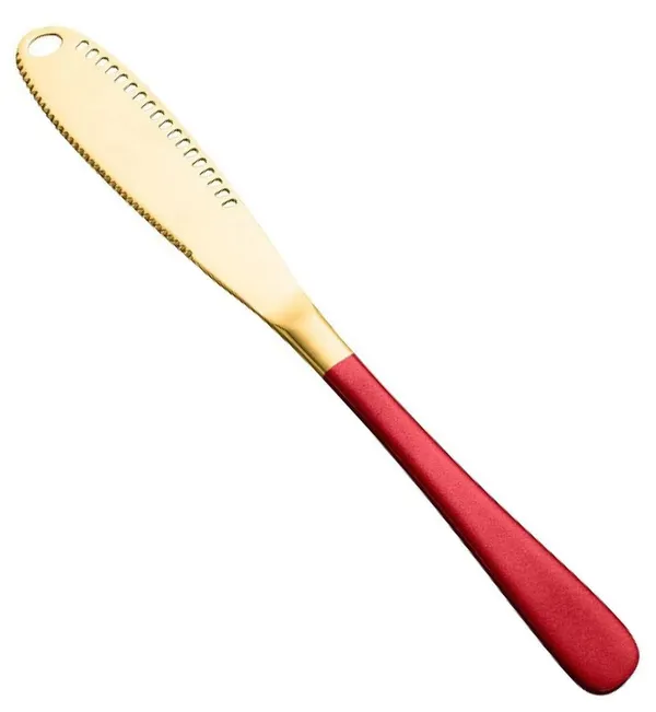 Red_Butter_Knife_Stainless_Steel_Butter_Spreader_Knife_Multifunctional_For_Cold_Butter_Spreader_With_Serrated_Edge_Butter_Knife_With_Hole_(_Pack_Of_1)